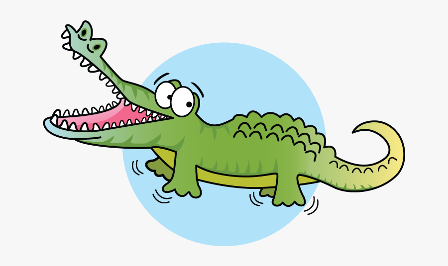 Crocodile In A Circle, Transparent Clipart