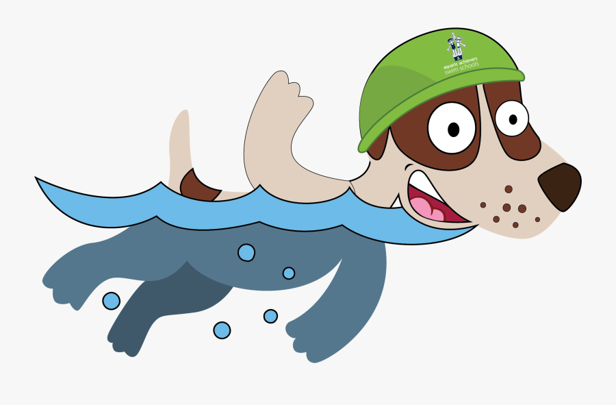 Dog Swimming Clipart, Transparent Clipart