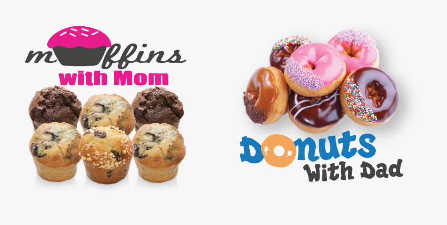 Muffins With Mom / Donuts With Dad - Donuts With Dad Clipart, Transparent Clipart