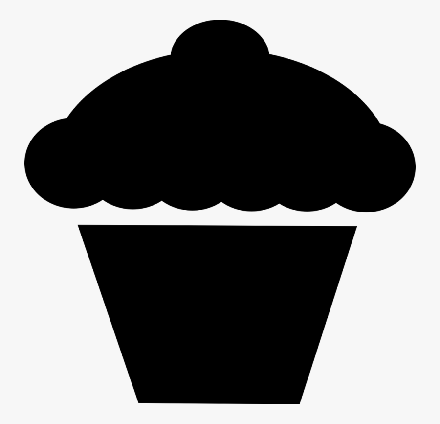Outline Cupcake Clipart Png, Transparent Clipart