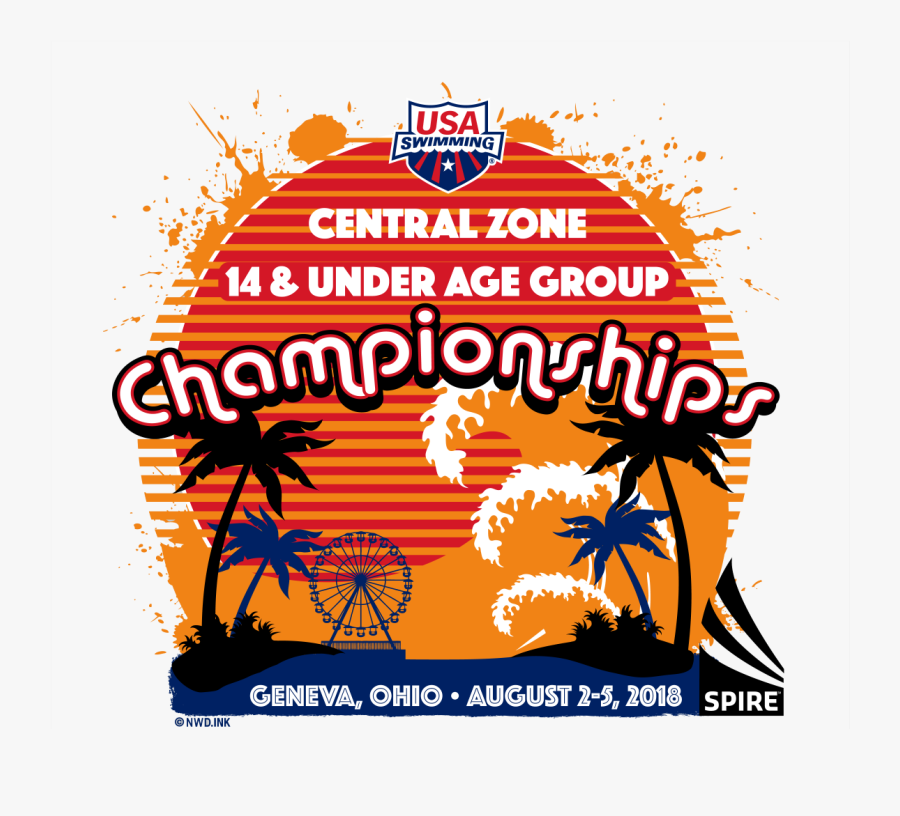 Swim Team Championship Logo, Transparent Clipart