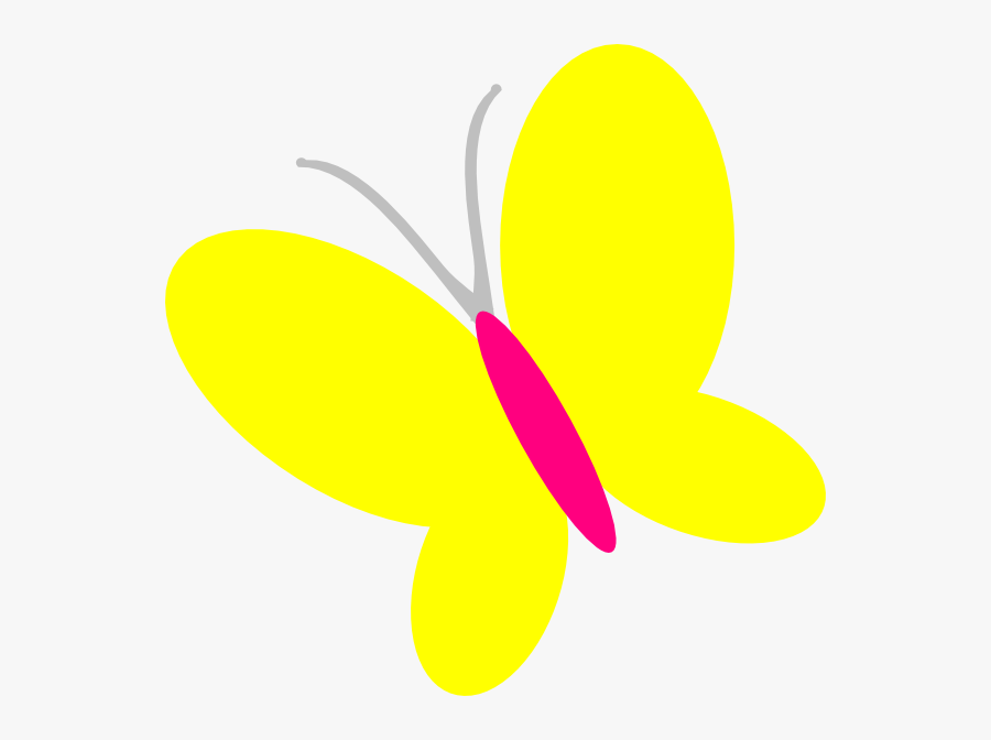 Yellow Butterfly Clipart Png Transparent Png , Png, Transparent Clipart