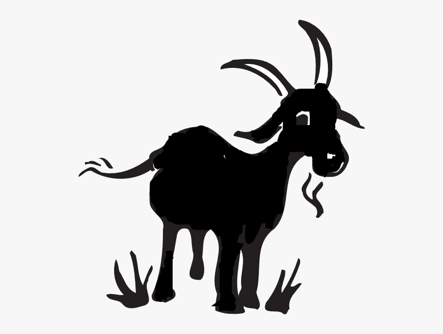 Black Clip Art At - Cartoon Pictures Of A Black Goat, Transparent Clipart