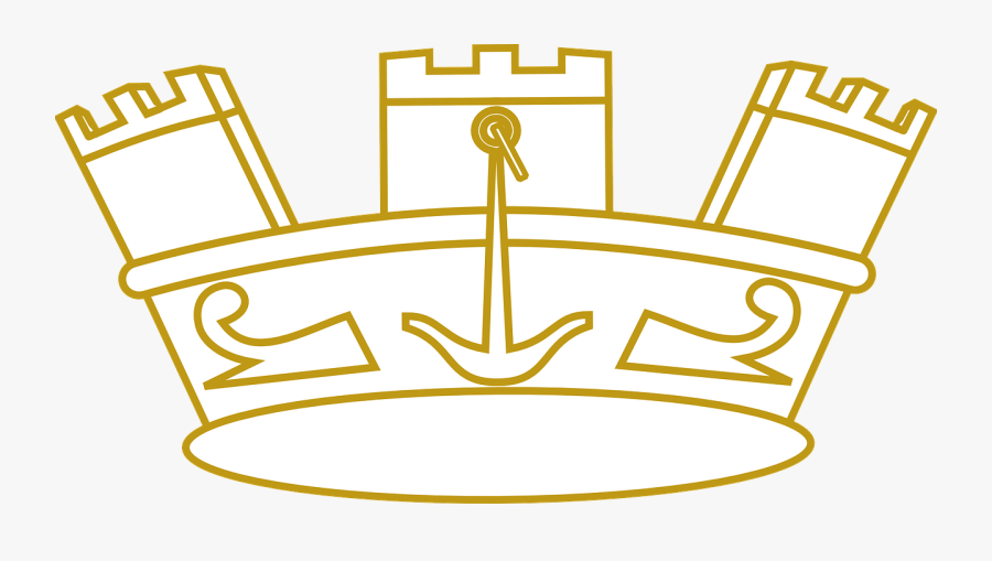 Crown Gold Golden Free Picture - Crown Outline, Transparent Clipart
