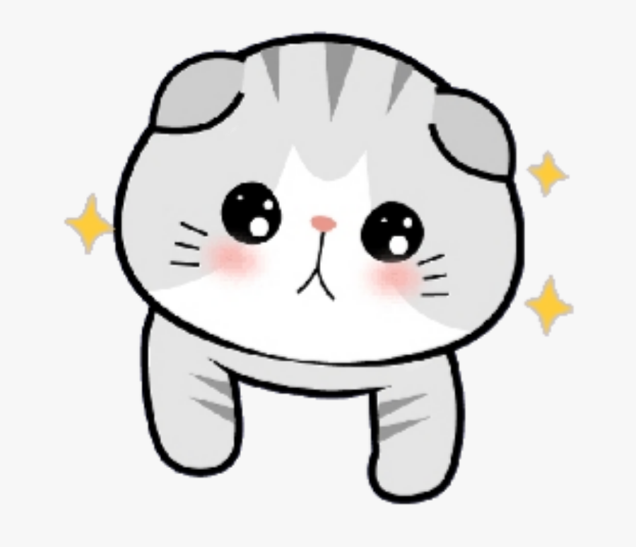 #cute #cat #gato #love - Cute Cat Clipart Png, Transparent Clipart