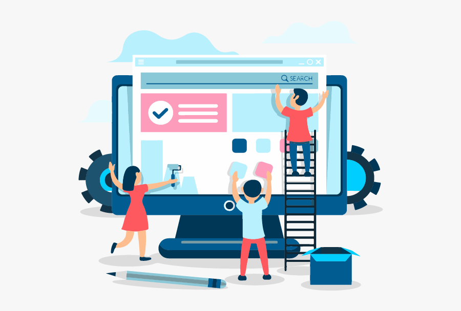 Page Under Construction - Website Design Images Png, Transparent Clipart