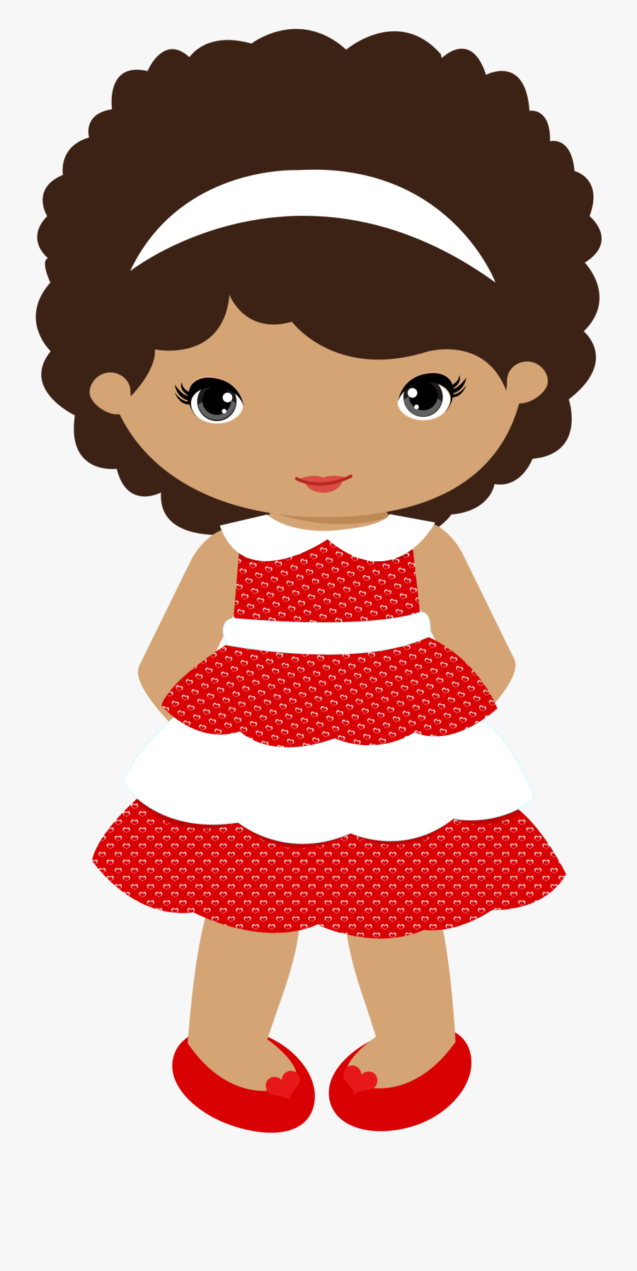 Little Black Girl Clipart - Boneco Menina, Transparent Clipart