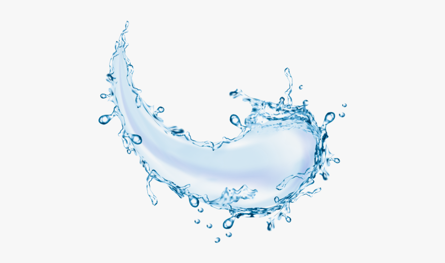 A Real Splash Of Water With Drops, Water, Splash, Vector - Png Water Splash, Transparent Clipart