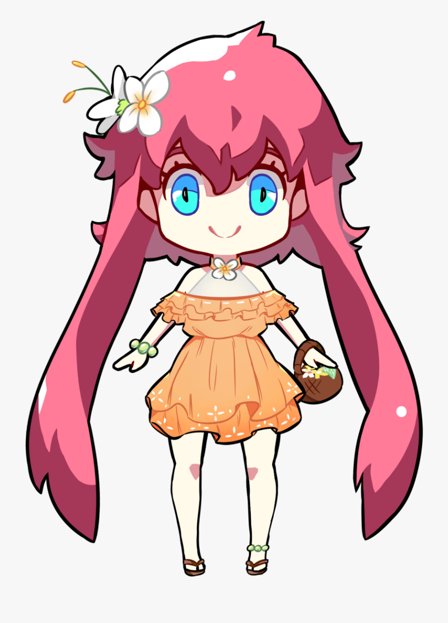 Flower Girl Medi-chan - Art, Transparent Clipart