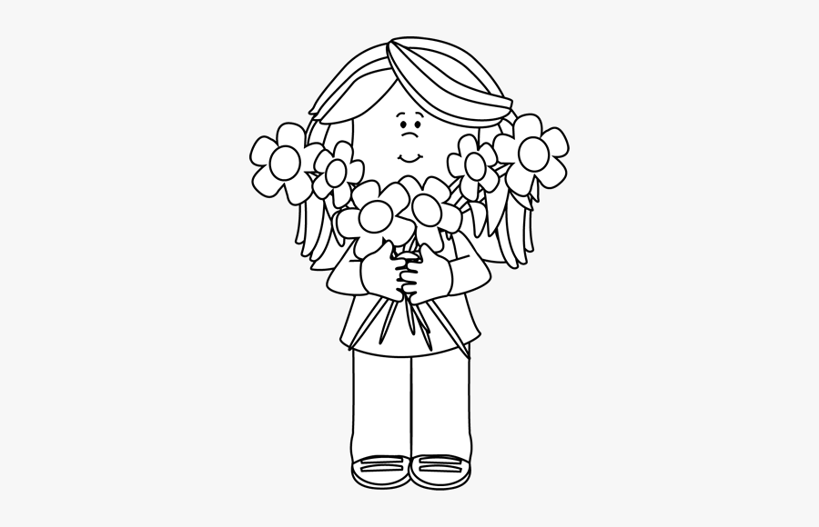 Florist Clipart Black And White, Transparent Clipart
