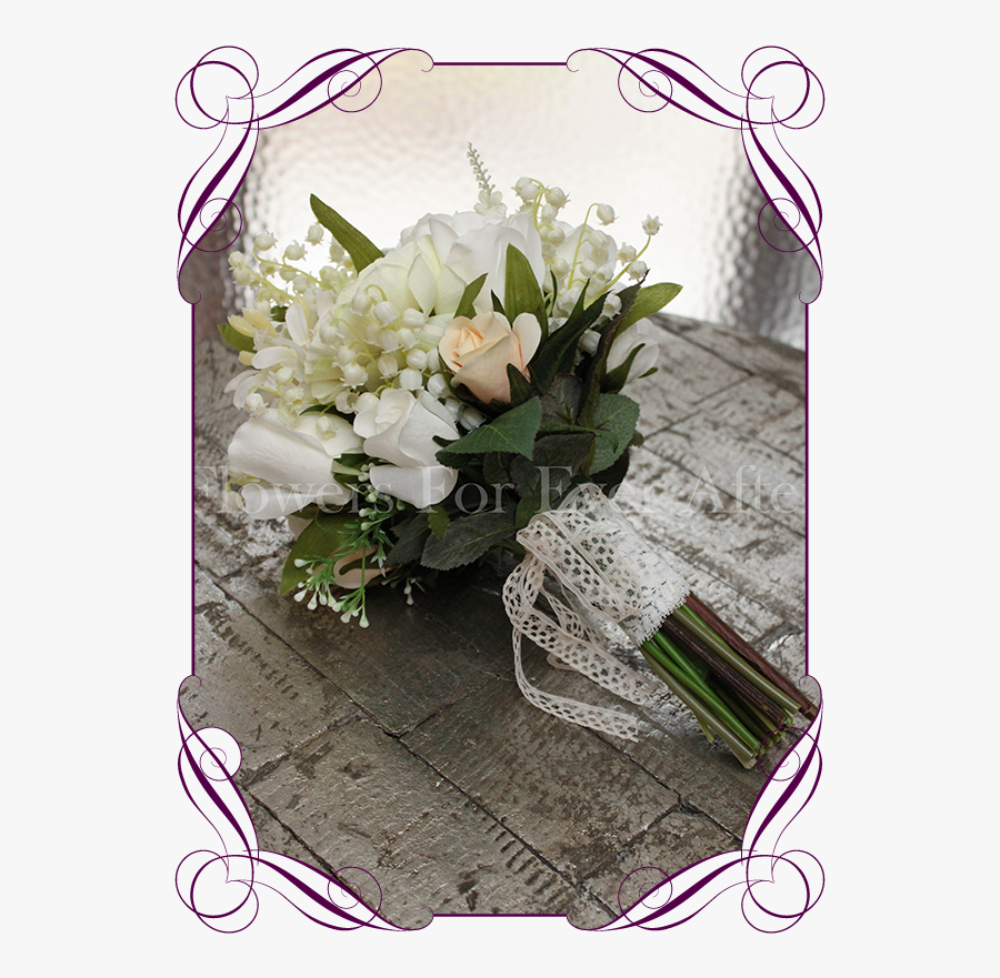 Pretty Feminine Bridal Bouquet Featuring Lily Of The - Bouquet, Transparent Clipart