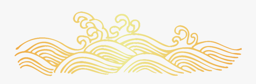 #waves #border #chinese #asian #ftestickers - Wind Wave, Transparent Clipart