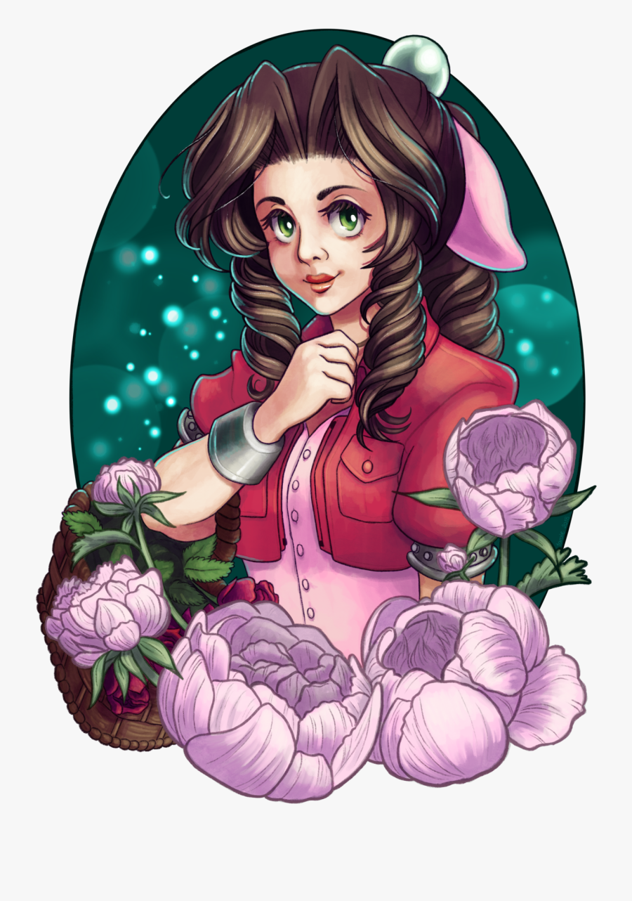 The Flower Girl - Cartoon, Transparent Clipart