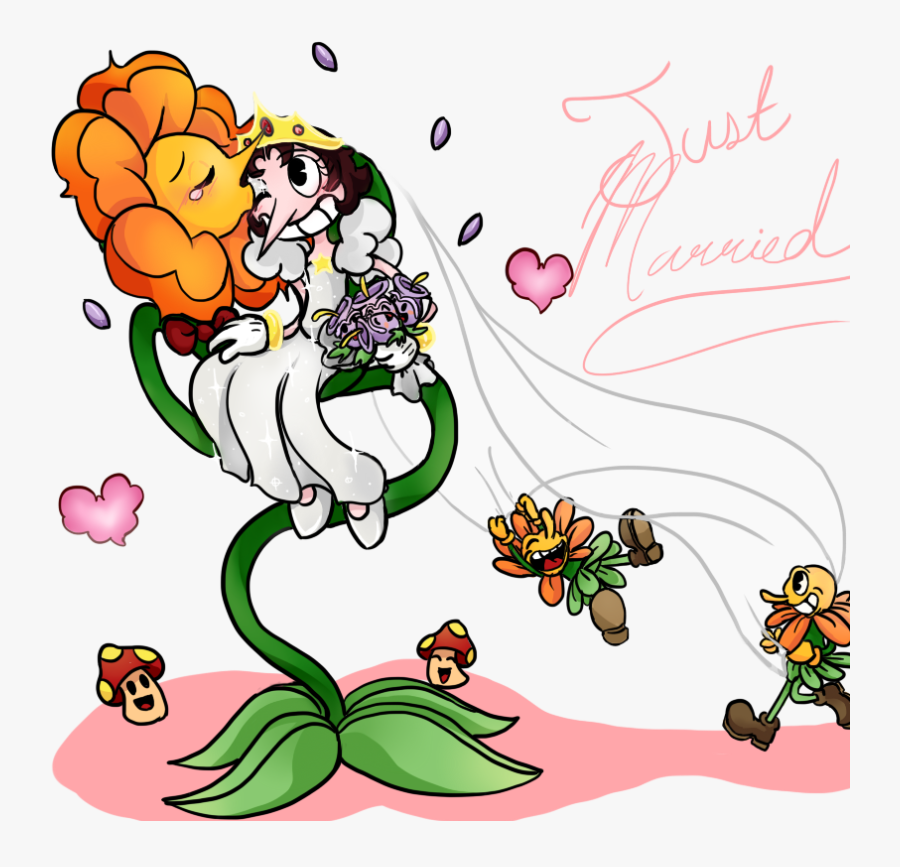 “ Who Needs A Flower Girl When You Can Have A Huge - Cuphead Neko Mirichan Deviantart, Transparent Clipart