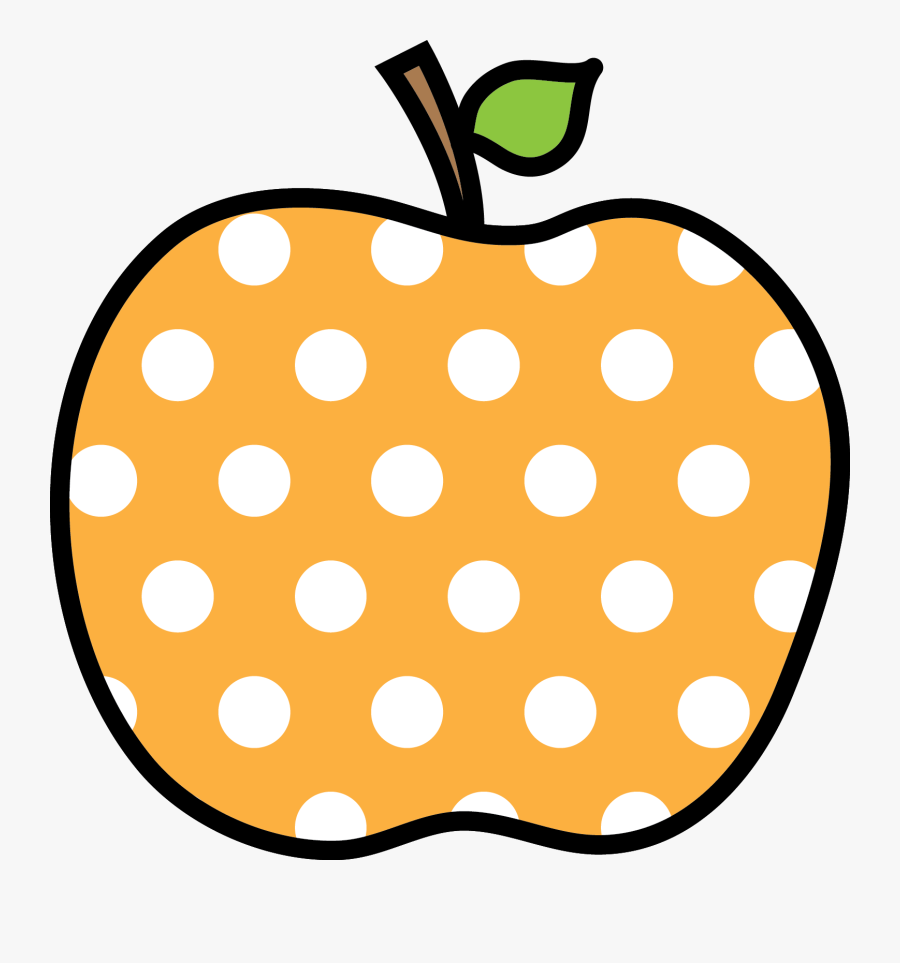 Transparent Polka Dot Apple Clipart - Clipart Chevron Apples, Transparent Clipart