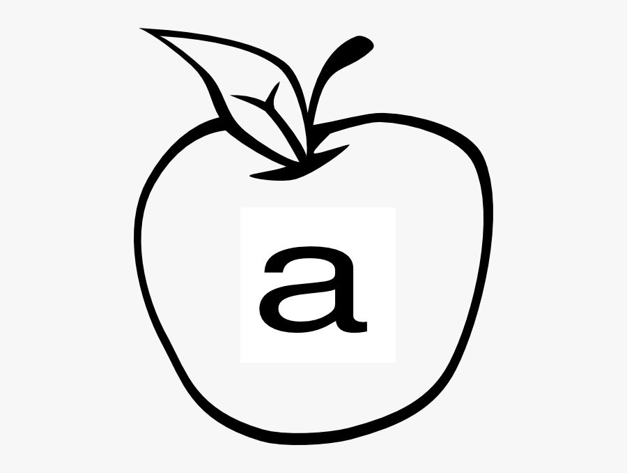 Color Worksheet For Apple, Transparent Clipart