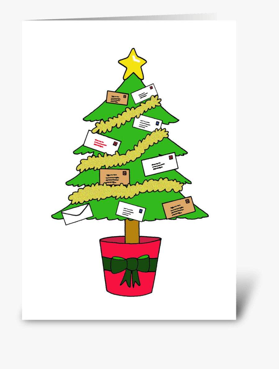 Happy Christmas To Mail Carrier Greeting Card - Christmas Day, Transparent Clipart