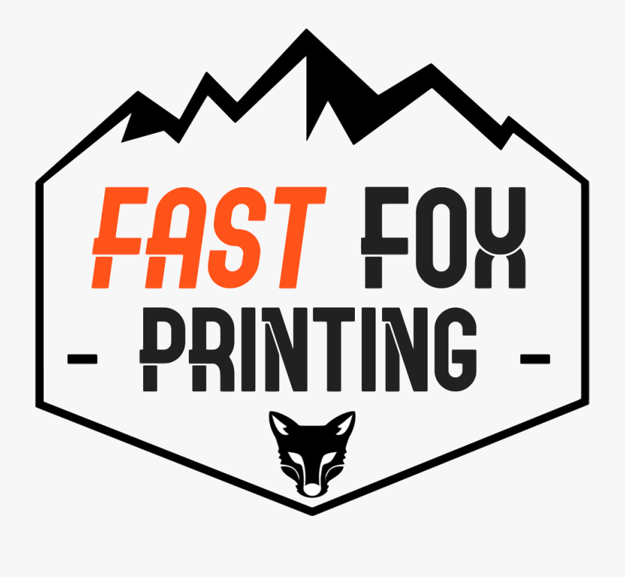 Fast Fox Printing, Transparent Clipart