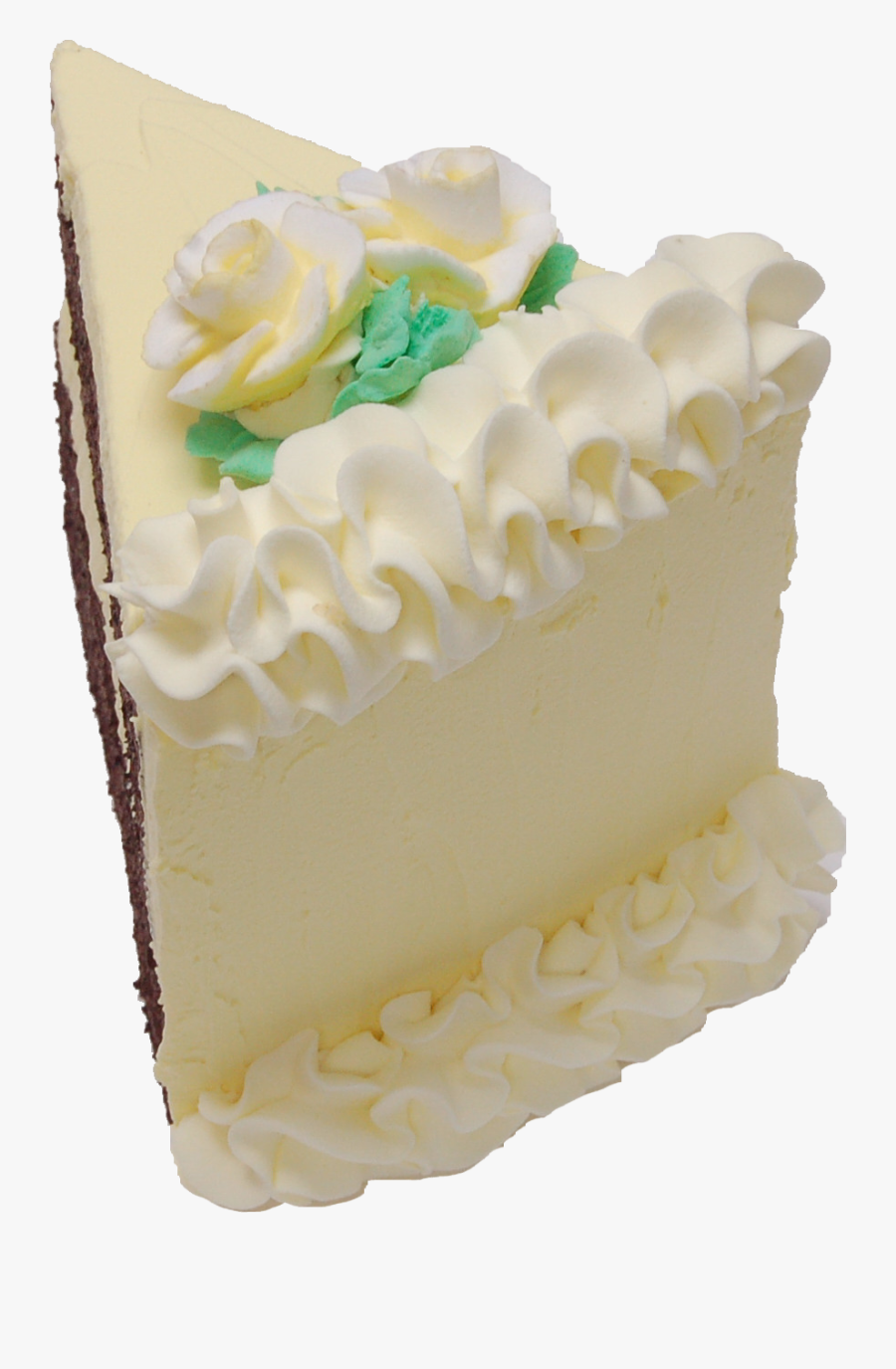 Cake Slice Png - Buttercream, Transparent Clipart