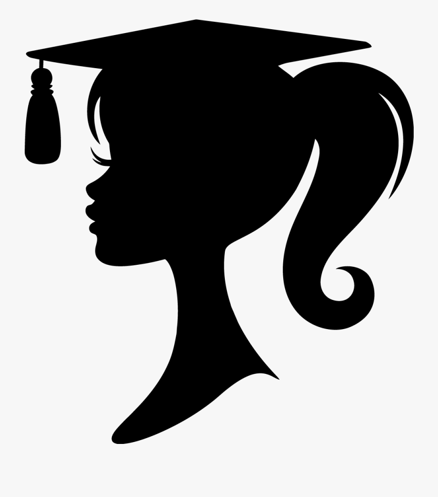 Silhouette Graduation Clip Art, Transparent Clipart