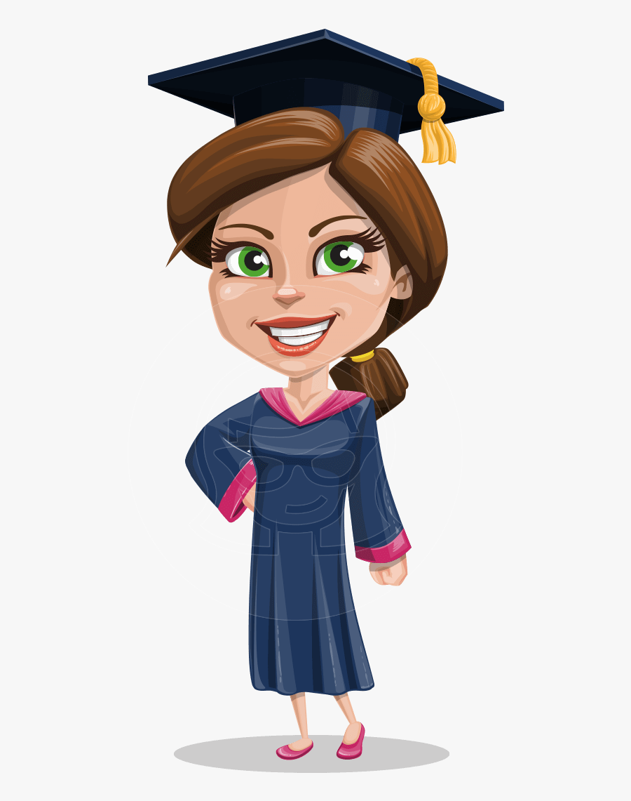 Ceremony Graduate University Clip Art Graduated - Graduate Cartoon Png, Transparent Clipart