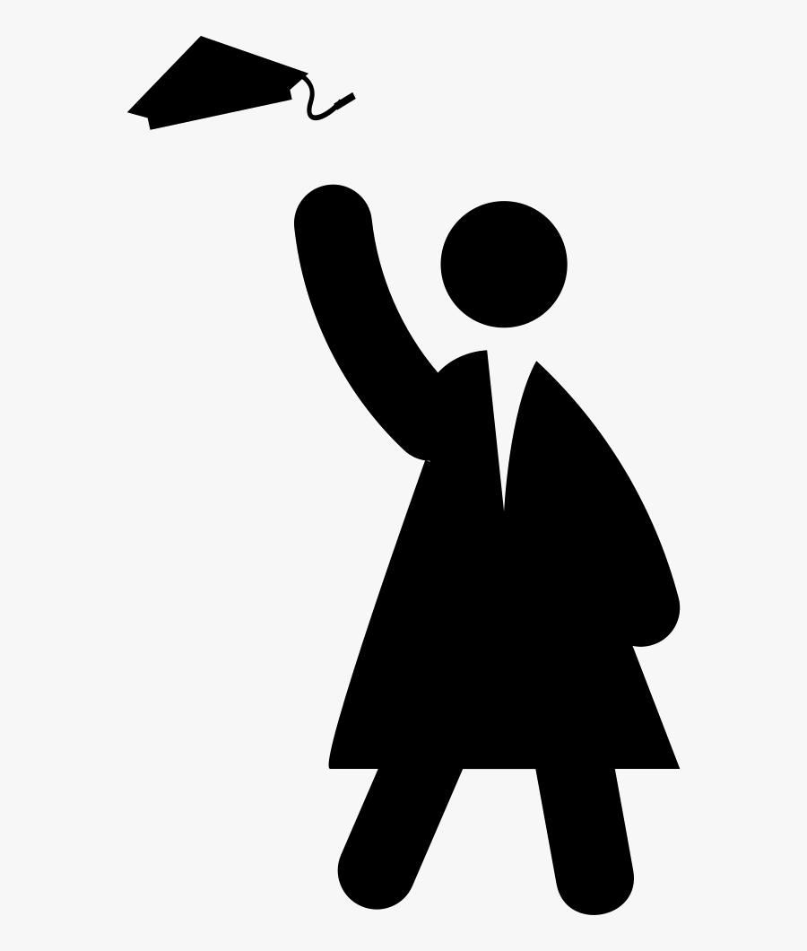 Graduation Ceremony Square Academic Cap College Student - Graduation Figure Png, Transparent Clipart