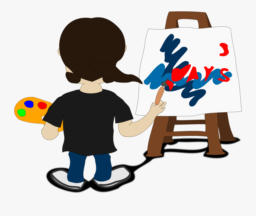 Painter, Artist, Paint, Paintbrush, Artistic - Painter Clipart, Transparent Clipart