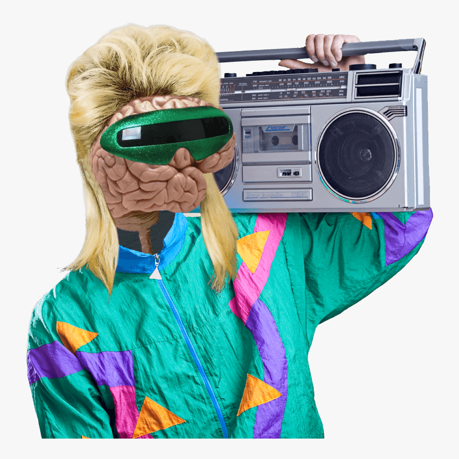 80s Neon Fashion Mens, Transparent Clipart
