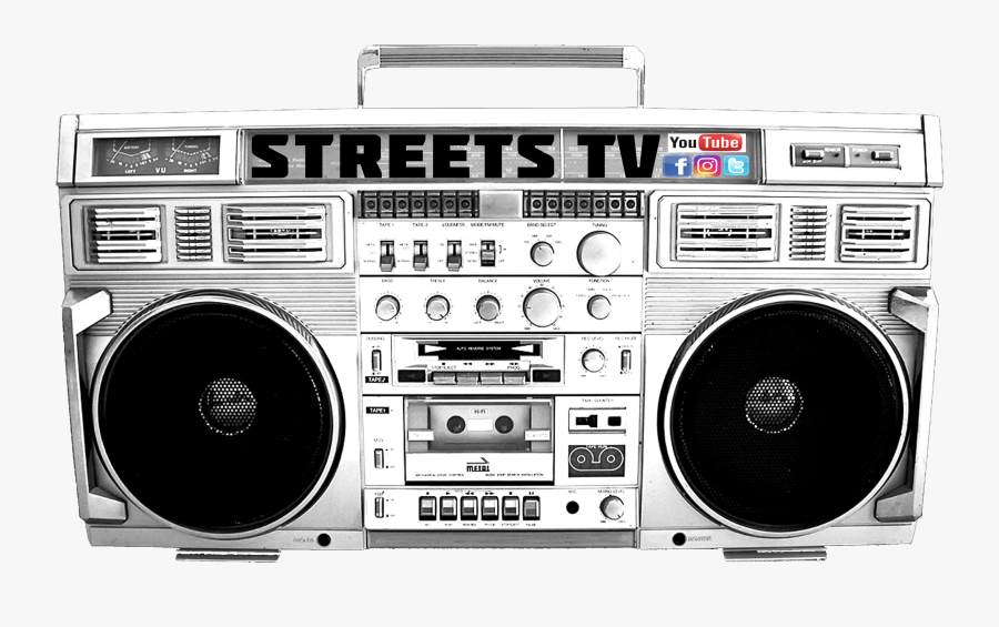 1980s Boombox 1970s Compact Cassette Cassette Deck - Thing That Make Sound, Transparent Clipart