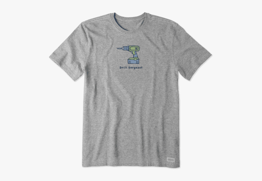Men"s Drill Sergeant Vintage Crusher Tee - Mens Life Is Good T Shirts, Transparent Clipart