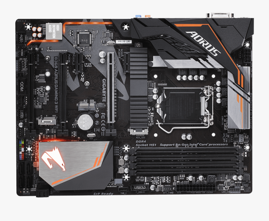 B360 Aorus Gaming 3 Wifi, Transparent Clipart