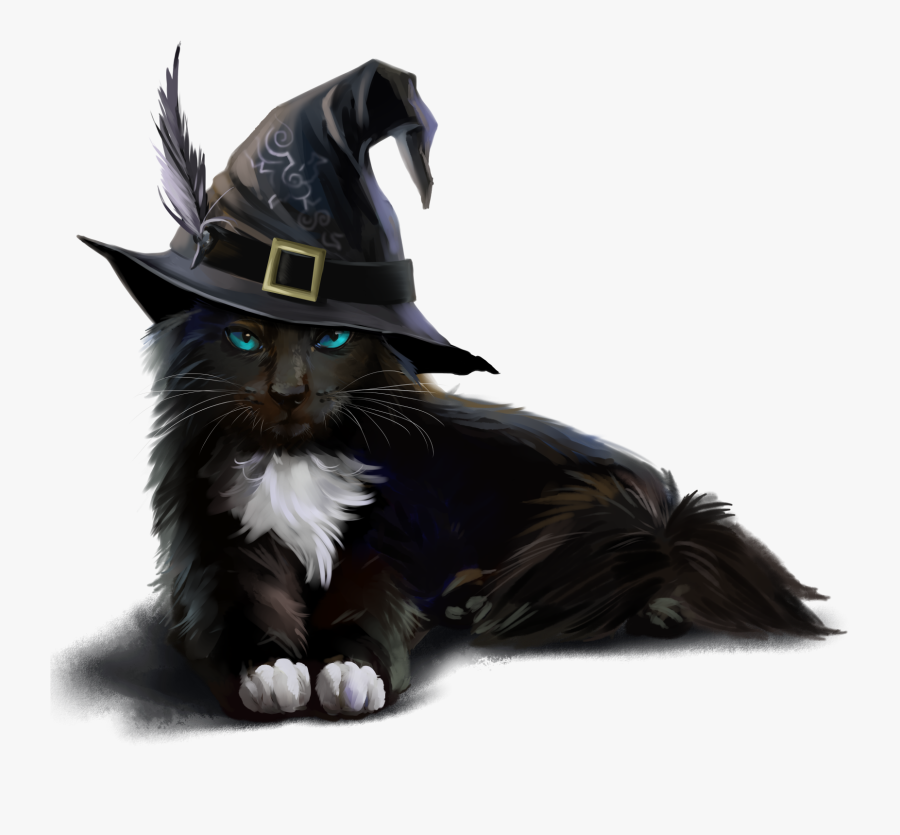 Black Cat, Transparent Clipart