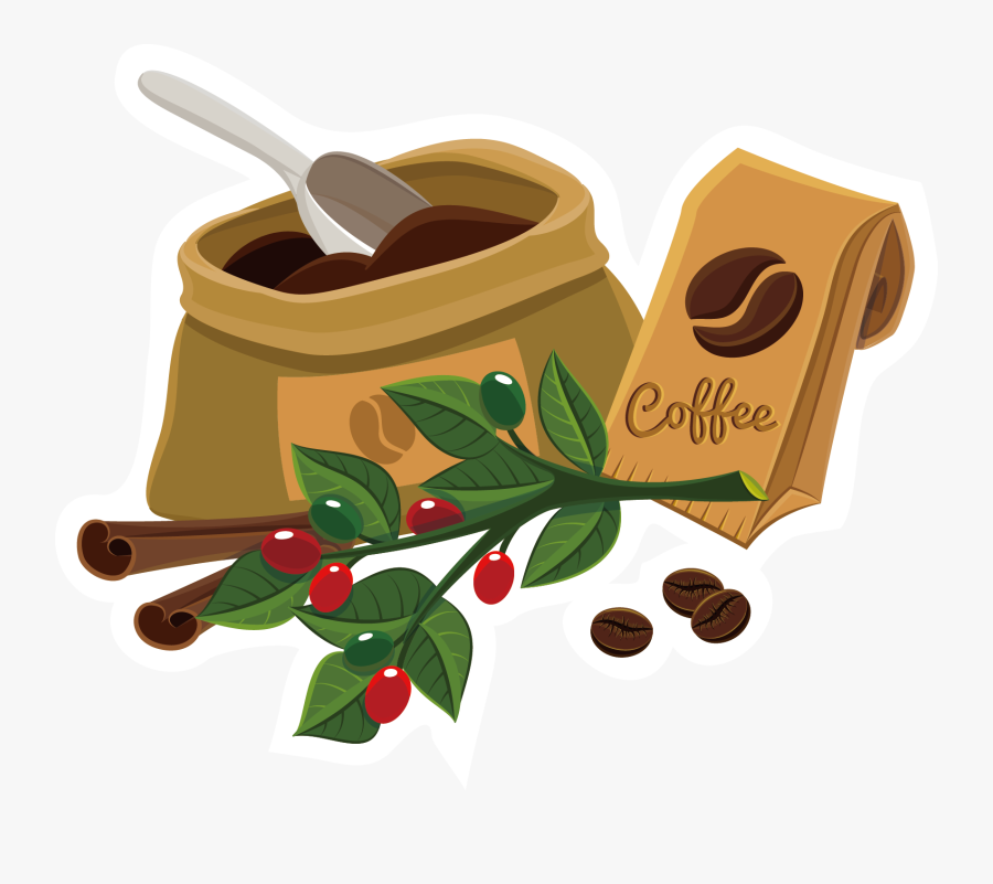 Coffee Cafe Clip Art - Coffee Powder Clipart, Transparent Clipart