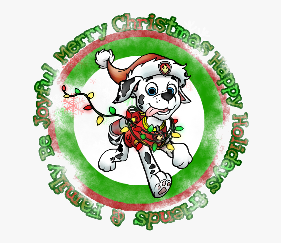Christmas Marshall By Katastra Paw Patrol, Marshalls, Transparent Clipart