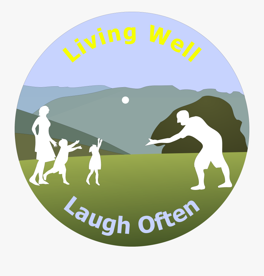 Living Well Laugh Often Logo 3 Clip Arts - Illustration, Transparent Clipart