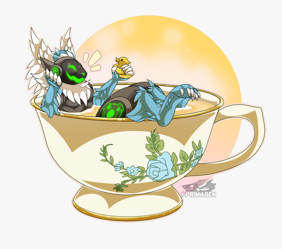 Bath Time - Teacup, Transparent Clipart