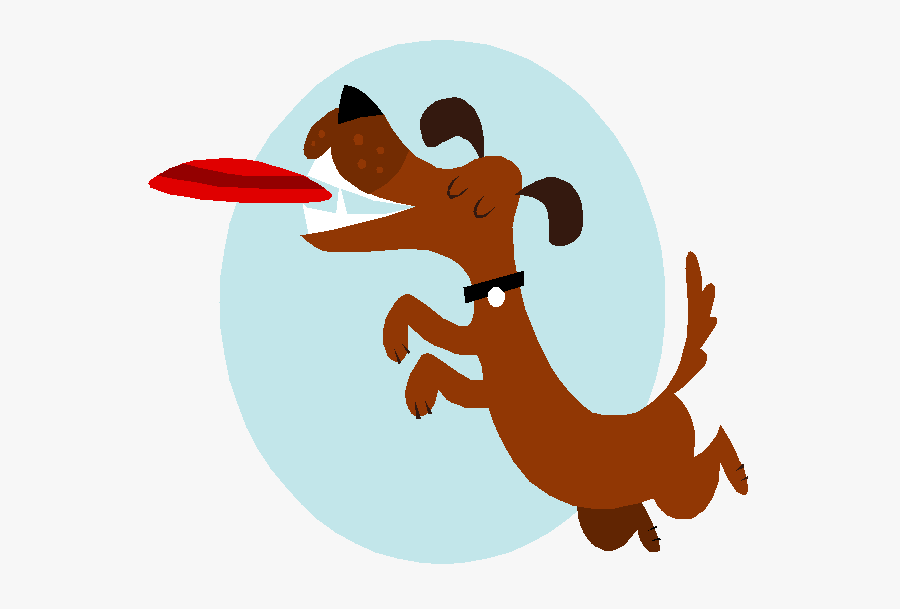 Free Clipart Bathtime For Dogs - Dog With Frisbee Clipart, Transparent Clipart