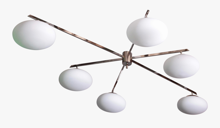 Fine Large Chrome And Glass Flush Mounts In The Manner - Ceiling, Transparent Clipart