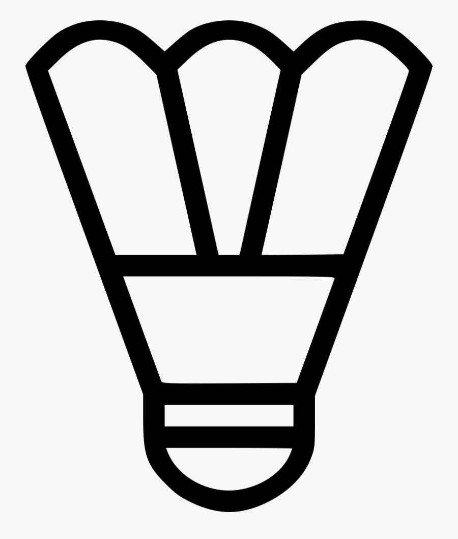 Badminton Clipart Shuttlecock - Bouquet Outline, Transparent Clipart