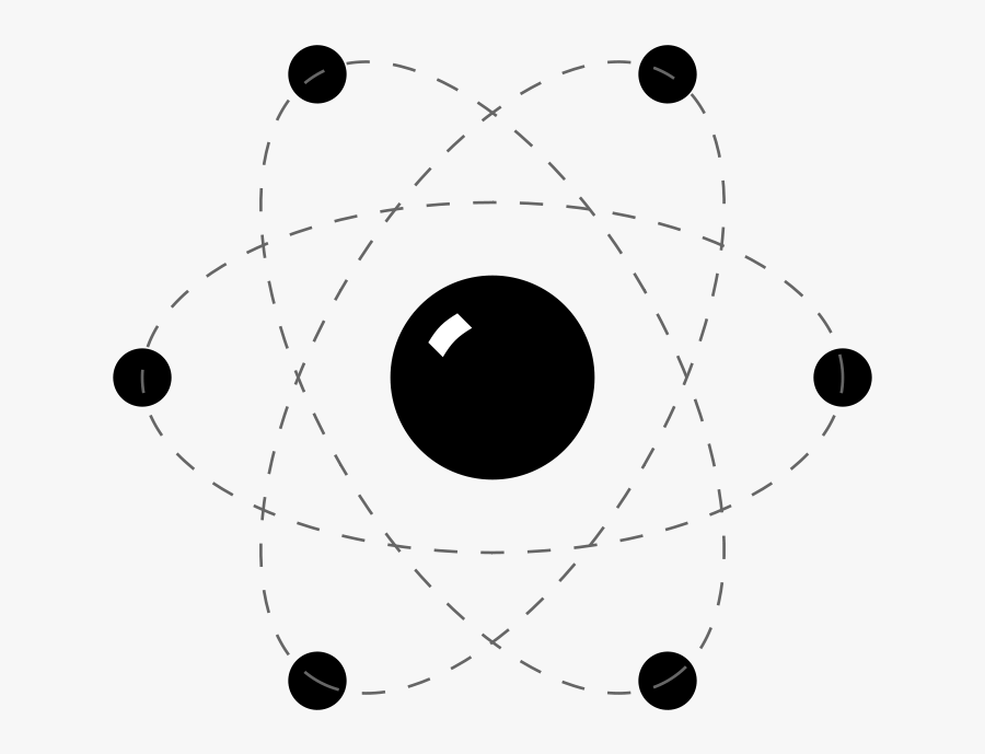Free Clip Art "ãtomo De Rutherford - Circle, Transparent Clipart