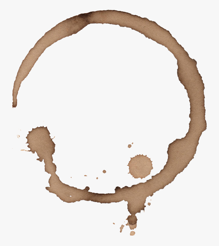 Clip Art Coffee Cup Stain - Coffee Ring Stain Png, Transparent Clipart