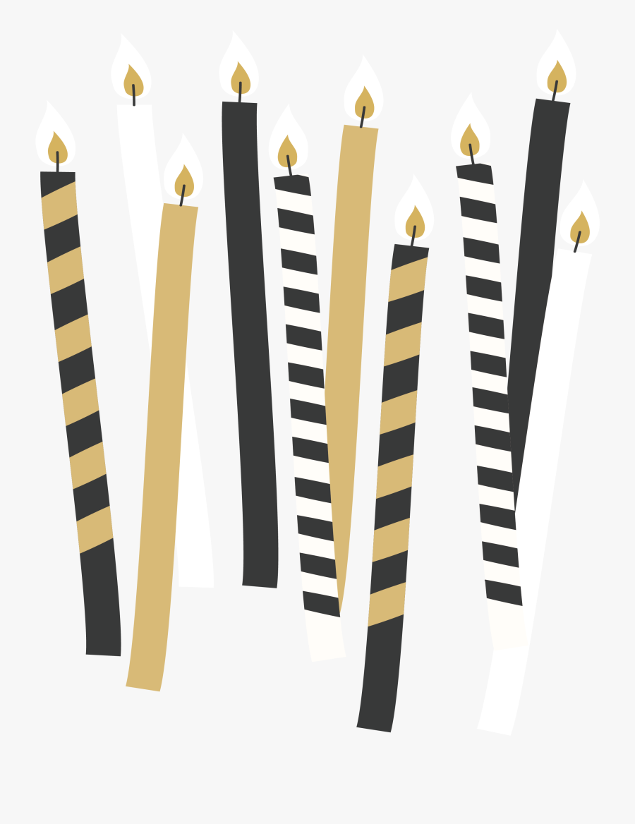 Clip Art Cake Candle Transprent - Graphic Design, Transparent Clipart