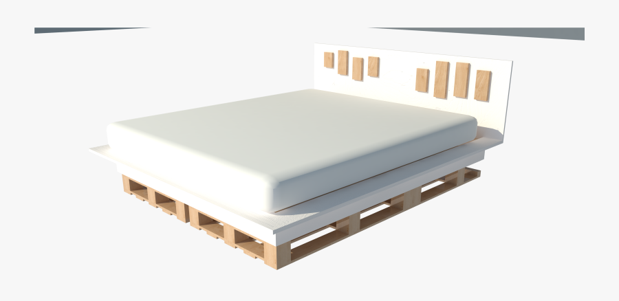 Clip Art Free Plan In The - Bed Frame, Transparent Clipart