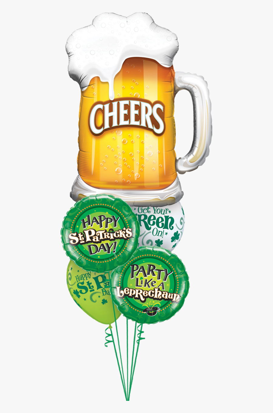 Beer Bug Birthday Balloons, Transparent Clipart