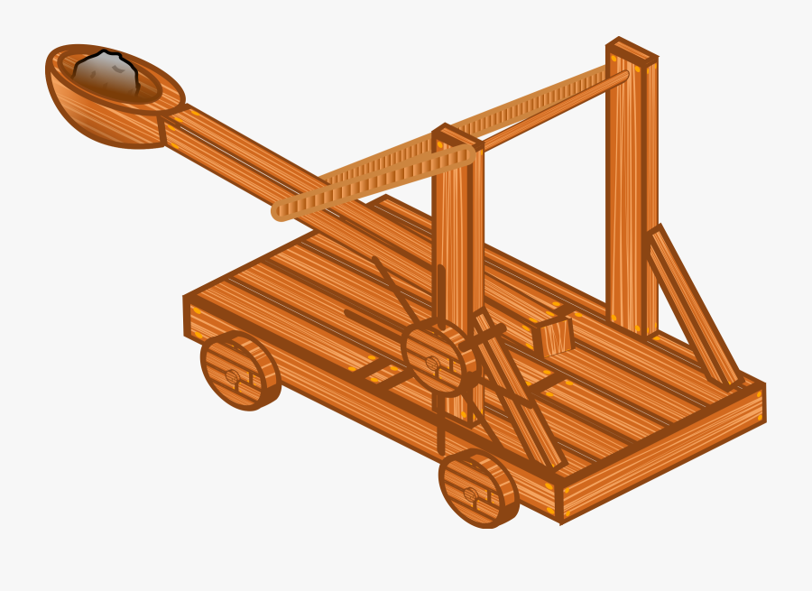 Catapult, Medieval, Rpg, Weapon, Besiege, Siege, War - Catapult Design, Transparent Clipart