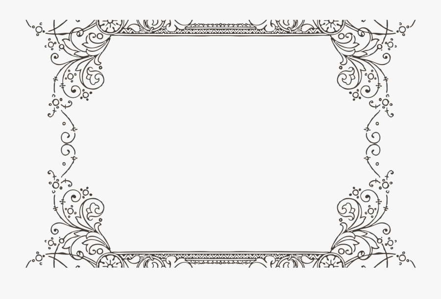 Transparent Decorative Frame Clipart - Transparent Google Docs Border, Transparent Clipart