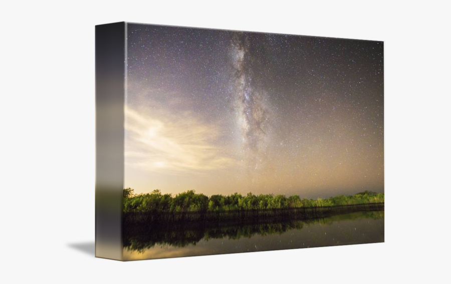Clip Art Photograph The Milky Way - Reflection, Transparent Clipart