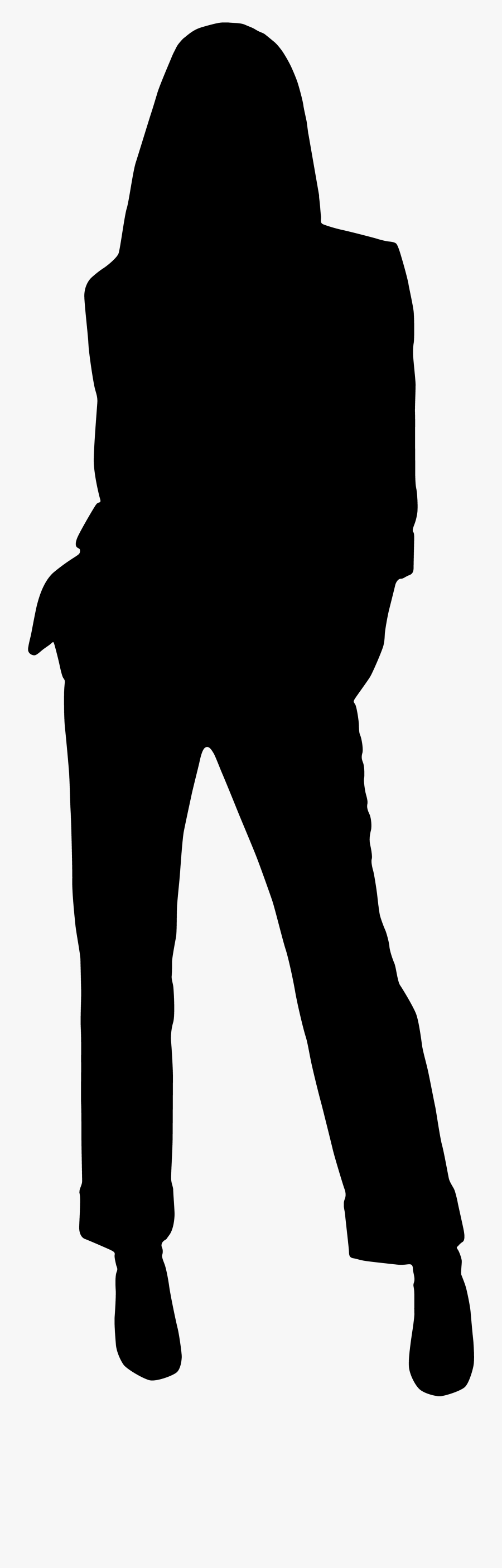 Clipart Female Silhouette - Png Female Silhouette, Transparent Clipart