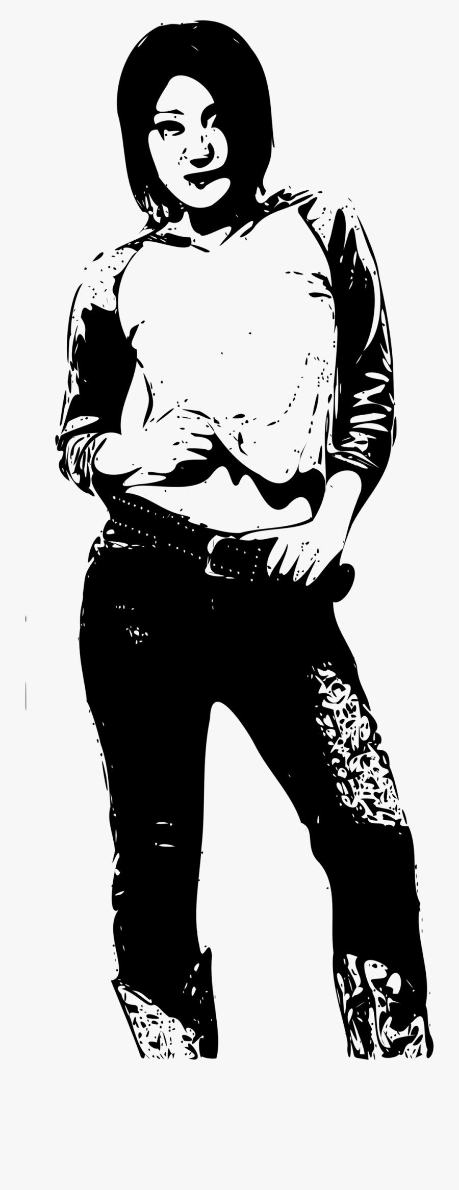 Logo Love Asian Girl, Transparent Clipart