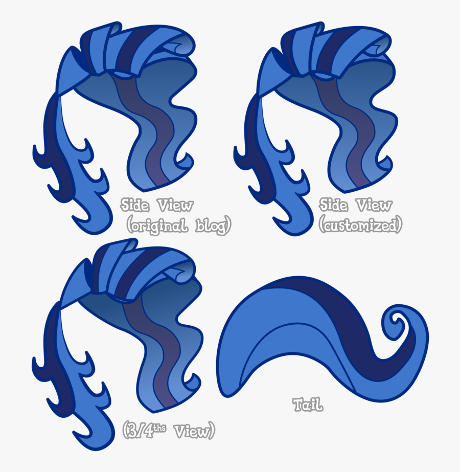 Hair Clipart Side View - Milky Way Mlp Anthro, Transparent Clipart